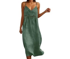 Générique Robe décontractée ajourée pour les vacances à la plage, polyvalente et tendance pour un look estival Robe de vacances fluide