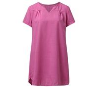 Générique Robe Décontractée Femme Manches V Élégante Tenue d'Été Courte Confortable Léger Tissu Respirant Idéal Sortie Quotidienne (XXXL)