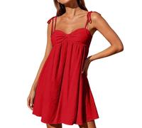 Générique Robe D'éTé Robe Corset Victorienne pour Femme Robe Spaghetti Longueur Genou