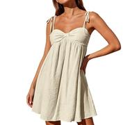 Générique Robe D'éTé Robe Corset Victorienne pour Femme Robe Spaghetti Longueur Genou