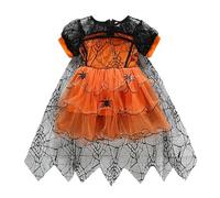 Générique Robe d'halloween 2025 pour Fille Costume d'habillage Costumes et de Carnaval Sorcière Enfant Deguisement Halloween avec sanglante Soirée Fête
