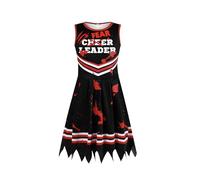 Générique Robe d'Halloween 2025 pour fille,Déguisement Halloween Cosplay Fête Fille Family Fantaisie Costume de bal la Renaissance vampire Deguisement Squelette Soirée