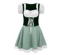 Générique Robe Dirndl Allemande pour Femme Style National Costume Party Déguisement De Soirée jusqu'aux Genoux Traditionnelle D'oktobre Carnaval