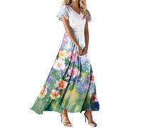 Générique Robe Ete Femme Annee 20 Tenue Sexy Longue Boheme Noir Violette Robe De Nuit Femme Flamenco Sexy Érotique Club Libertin Chic Et Elegant Soiree Abaya Dubai Luxe Grande Taille (A22,M)