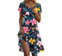 Générique Robe Ete Femme Combinaison Chic pour Soirée Longue De Soiree Lin Grande Taille Tenue Detail Choc Robe Noir Debardeur Femme Tailleurs-Jupes Été Ete Invitée Mariage (A19,XXL)