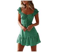 Générique Robe Ete Femme Longue Empire Habillée Bleu Blanc Boheme Chic De Cérémonie pour Ronde Vetement Jean Ville Et Elegant Mi Fluide Fleurie Boutonnée Devant Droite Blanche Trapeze Plage Noire #