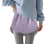 Générique Robe ete Femme,Women's Adjustable Shirt Extender Removable Layering Half Length Underskirt with Jupe Sexy Courte(Pink,XXXXL)