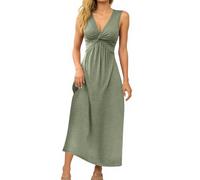 Générique Robe Femme Chic Et Elegant Ete Longue sans Manche Fluide De Soiree Boheme Mariage Fond Droite D pour Robe Morgan Femme Mini Jupe Courte Sexy Pute De Demoiselle Dhonneur pour Vert Clair,S