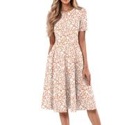 Générique Robe Femme Chic Et Elegant Longue Boheme Blanche Été De Soirée pour Mariage Robe Charleston Rouge Skims De Témoin Mariage Chinoise en Jean Mes Commandes (A03,M)