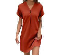 Générique Robe Femme Chic Et Elegant Soiree Fond De Robes Mariage Longue en Jeans Robe Bleu Ciel Robes Business Chic Longue Lin À Pois Cache Coeur Femme Mes Commandes (A10,XL)