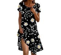 Générique Robe Femme Demoiselle d'honneur Vert Sauge Ete Mi Longue Fluide De Bal Boheme Robes Longues Fond De Robe Invisible Annee 20 Gatsby Bleu Roi Rose Femme Tunique Fleurie (A13,L)