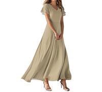 Générique Robe Femme Fond De Robes Mariage Tailleurs Bal Promo Moulante Sexy Courte Soutien Gorge pour Mariée Longue Robe Jeans Guinguette Femme Robes Bohème Short Cocktail (A08,L)