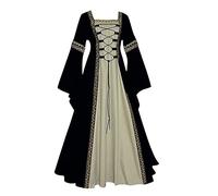 Générique Robe Femme Halloween Longue Sexy Squelette Chapeau Mariée Diablesse Nonne Horreur Diable Deguisement Halloween Sexy Zombie Cosplay Hollowen Elfe Deguisement Citrouille Femme XXL