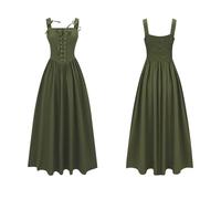 Générique Robe Femme Longue Médiévale Bretelles Fines Coupe Empire Taille Haute Robe Élégante Théâtre Robes Style Gothique Robes Danse Historique Costume Cérémonie Rétro Déguisement Carnaval