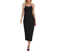 Générique Robe Femme Sexy - Femmes sous-VêTements Longs Jupon sans Bretelles Camisole éLéGant sans Manches Pyjamas Sexy Femmes Bas De Robe Robe De Plage Courte