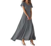 Générique Robe Femme Taille Empire De Plage Soiree Guinguette Hawaienne Robe Dos Nu De Cocktail Soiree Femme Mariage Champetre Pin Up Déguisements (A06,XXL)
