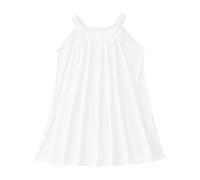 Générique Robe Fille 8 Ans Robe débardeur d'été pour Fillette vêtement léger et Confortable pour Les activités Estivales et Les Occasions décontractées (White, 4-5 Years)