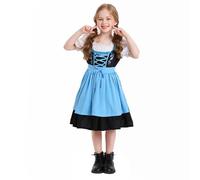 Générique Robe Fille Filles Allemand Dirndl Habiller Costumes pour Oktoberfest Bavarois Millésime Rose