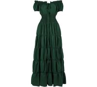 Générique Robe Gothique Deguisement Dentelle Costume d'halloween Femme Diable Infirmière Cosplay Sorcier Cape Nonne Fantôme Zombie Sexy Deguisement Halloween Drole Grande Costume Elfe XL
