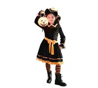 Générique Robe Halloween pour Fille,Costume d'habillage d'halloween Family Fantaisie Costume de Princesse Fille Vampire Deguisement Squelette Soirée Fête