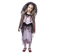 Générique Robe Halloween pour Fille,Enfant Deguisement Médiévale Costumes d'halloween et de Carnaval Costume Princesse Fille Gothique Cosplay Robes Fantaisie Enfant Fête