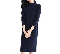 Générique Robe Hiver Femme Pull Col V Enveloppe Moulante Mi Longue Chic Et Elegant Streetwear Noel Sexy Robes Chaude Gris Grande Taille Dress