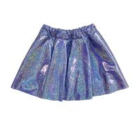 Générique Robe Jupe Tutu fête Vacances pour Enfants,Couleur bloquante,Jupe Spectacle Danse,Poncho Pom-Pom Girl,plissée à Paillettes