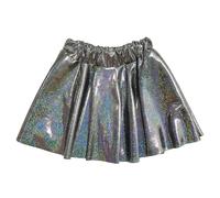 Générique Robe Jupe Tutu fête Vacances pour Enfants,Couleur bloquante,Jupe Spectacle Danse,Poncho Pom-Pom Girl,plissée à Paillettes