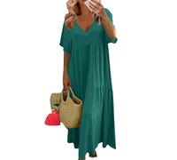 Générique Robe Longue Femme Mariage Mi-Longue Empire Moulante Cocktail Tenue Plage Été Mariée Cache Le Ventre Coeur Tropicale D'été Robe Grossesse Vintage Jupe Mes Commandes, 5XL