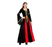 Générique Robe Médiévale Corset à lacets style Renaissance Halloween
