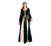 Générique Robe Médiévale Corset à lacets style Renaissance Halloween