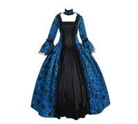 Générique Robe Médiévale Cosplay Femme Deguisement Halloween Vampire Costume D'halloween Déguisement Medieval Princesse Adulte Medievale Fille Tenue Steampunk De Soirée Grande Taille Médiéval
