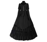 Générique Robe Médiévale Costume Femme Deguisement Adulte Vampire D'halloween Déguisement Halloween Medieval Princesse Medievale Cosplay Victorienne De Soirée Gothique Bal Promo Tenue Steampunk