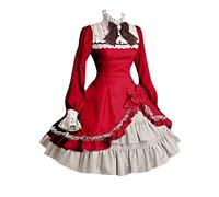 Générique Robe Médiévale De Bal Promo Costume Médiéval Femme 1900 Époque Halloween Medieval Deguisement Renaissance Steampunk Vampire Medievale Fille Gothique Déguisement Cosplay Princesse Adulte