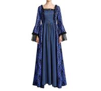 Générique Robe médiévale en dentelle patchwork style cour pour dame