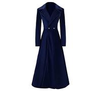 Générique Robe Médiévale Femme, Gothique Femme Carnaval Noël Costume De Fête Deguisement Halloween Nonne Robes Vintage Années 50 Tenue Luxe Vetement Steampunk Moyen Age (Bleu,L)