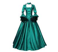 Générique Robe Medievale Femme Vintage Victorienne Steampunk Ample Gothique Medievale Costume Reine DéGuisement Victorienne DéGuisements Dress Renaissance Carnaval Halloween FêTe Élégant