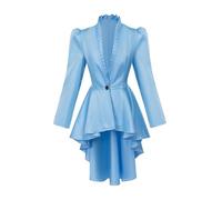 Générique Robe Medievale, Reine Femme Médiévale Renaissance Costume Halloween Squelette Deguisement Ado Gothique Grande Taille Tenue Moyen Age Paysanne Femmes Cosplay (BU2,XL)
