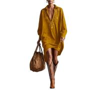 Générique Robe Mi Longue Femme Ete D'été Legere de Soirée Robe Boheme Ete Summer Elegant Mariage Longue Sexy Bohème Champetre Soirée Noël Ceremonie Tenue de Fete Femme S