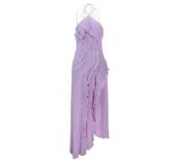 Générique Robe midi Fluide avec col d'été et Fermeture éclair latérale pour Le Quotidien, Les Vacances, Les Rendez-Vous galants, Robe d'hiver Chaude