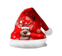 Générique Robe Noel Fille Accessoire Cadeau Femme 20 Ans Blanc Pailleté Cosplay Couronne Costume Lumineux Rouge Léopard Bonnet