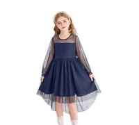 Générique Robe Noire Femme Deguisement Fille Mois Chic Lumineuse Princesse Mariage Robe de Bébés Ceremonie Bebe Deguisement Enfant Fille Petite Miss Déguisement de Princesse 5 Ans
