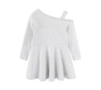 Générique Robe Petite Fille Robe élégante à épaules dénudées,Couleur Unie,pour Filles,idéale pour Une Tenue décontractée ou de fête.Confortable Enfants.