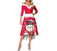 Générique Robe Portefeuille Robe élégante de soirée d'hiver pour Les fêtes,décontractée sans Manches à Fines Bretelles,Tenue Fluide et Confortable pour Un dîner Romantique(Red,S)