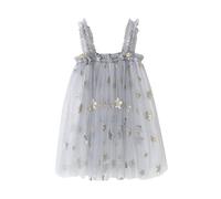 Générique Robe Princesse Bebe Fille Sequin Summer Party Princesse Toddler Star sans Manches Robe CouchéE Plage Filles Plage Anniversaire BéBé Casual Filles Robes
