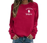 Générique Robe Pull Halloween Femme Vetement Costume Squelette Orange Chemise Sweatshirts Citrouille Deguisement Gilet Tshirt Automne Vêtements Sweat-Shirt a Capuche Veste Déguisement S