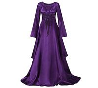 Générique Robe Renaissance Manches Cloches Femme | Fluide, éLéGante, Manches éVastéEs, Style MéDiéVal. IdéAle Pour FêTes Ou BohèMe Chic.