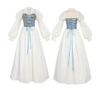 Générique Robe Renaissance pour Filles,Robe Renaissance pour Femmes Robes