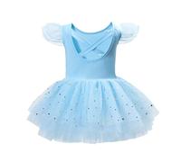 Générique Robe Robe de Danse pour Filles,Jupe Tutu d'entraînement de Ballet pour Spectacles et récitals,vêtements d'entraînement d'automne avec Design évasé