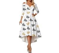 Générique Robe Soiree Femme - Robe De Soirée Élégante pour Un Dîner Festif Un Cocktail Une Soirée De Gala Et Une Tenue Fluide Et Confortable